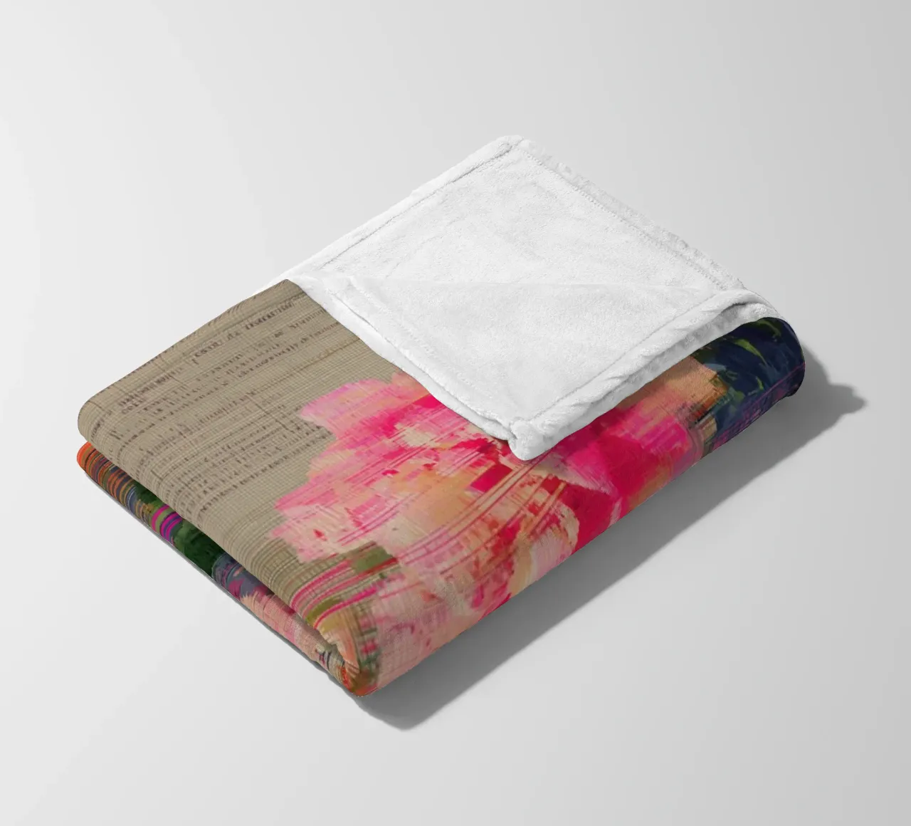 Fiori freschi: un'esplosione di colore coperta in pile da Carinaprint