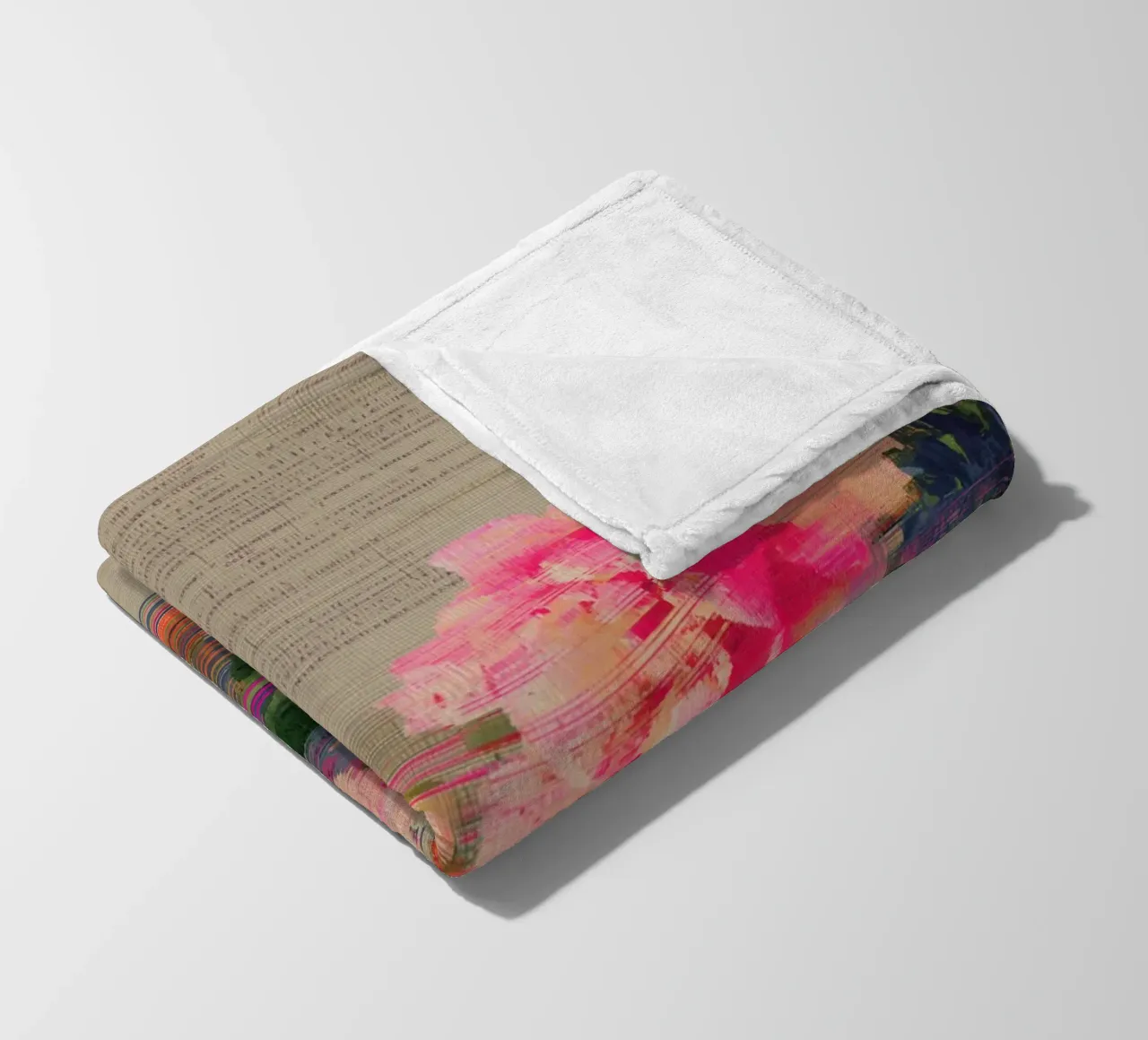 Fiori freschi: un'esplosione di colore coperta in pile da Carinaprint