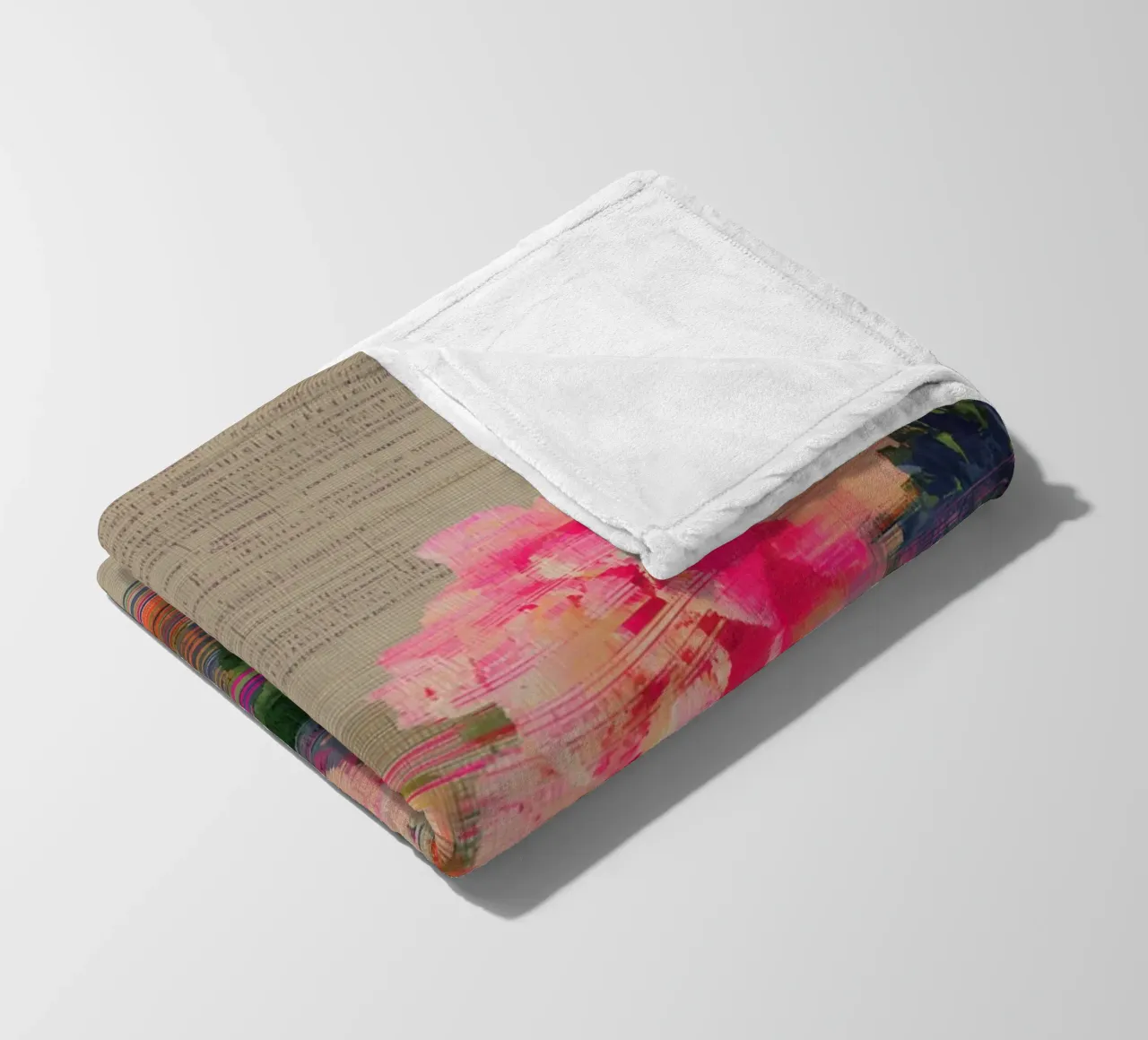 Fiori freschi: un'esplosione di colore coperta in pile da Carinaprint