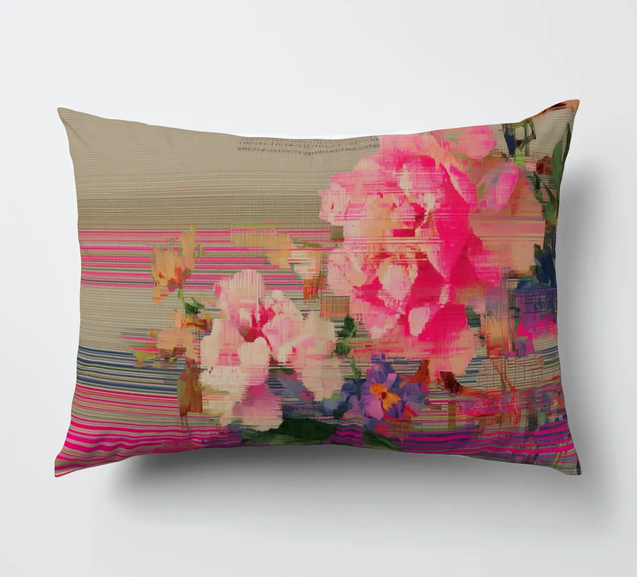 Fiori freschi: un'esplosione di colore cuscino da Carinaprint