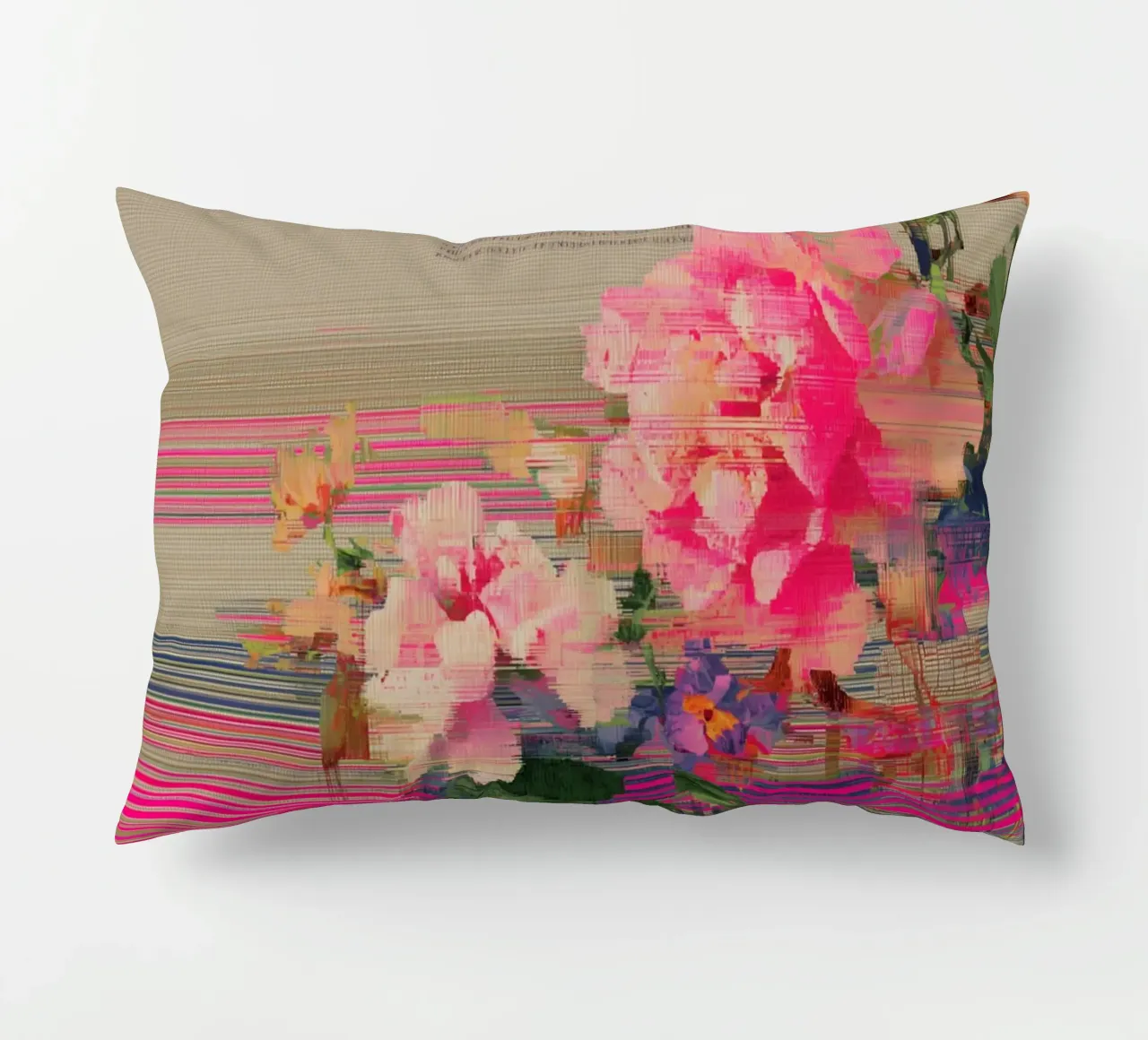 Fiori freschi: un'esplosione di colore cuscino da Carinaprint