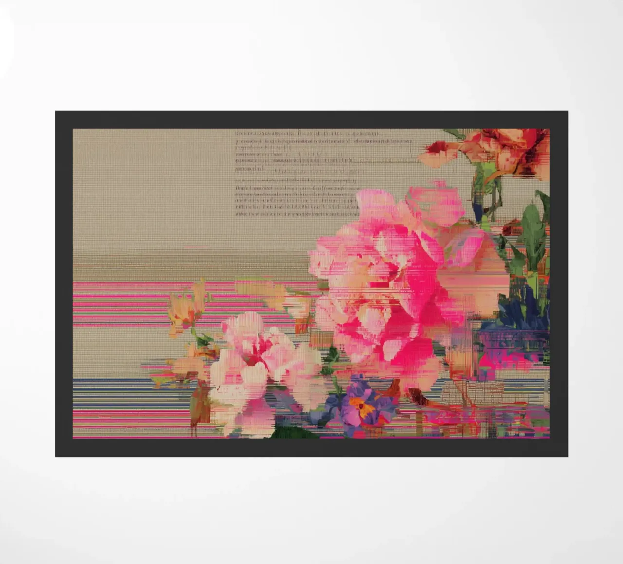 Fiori freschi: un'esplosione di colore zerbino da Carinaprint