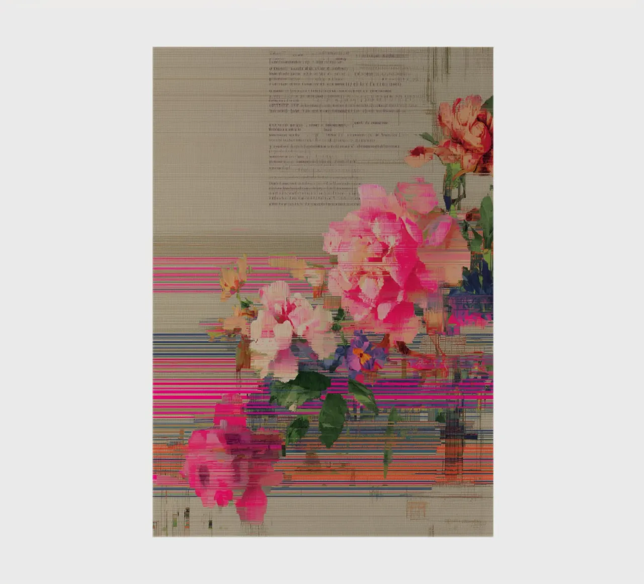 Fiori freschi: un'esplosione di colore diario da Carinaprint