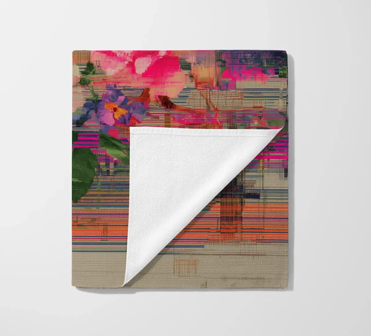 Fiori freschi: un'esplosione di colore telo mare da Carinaprint