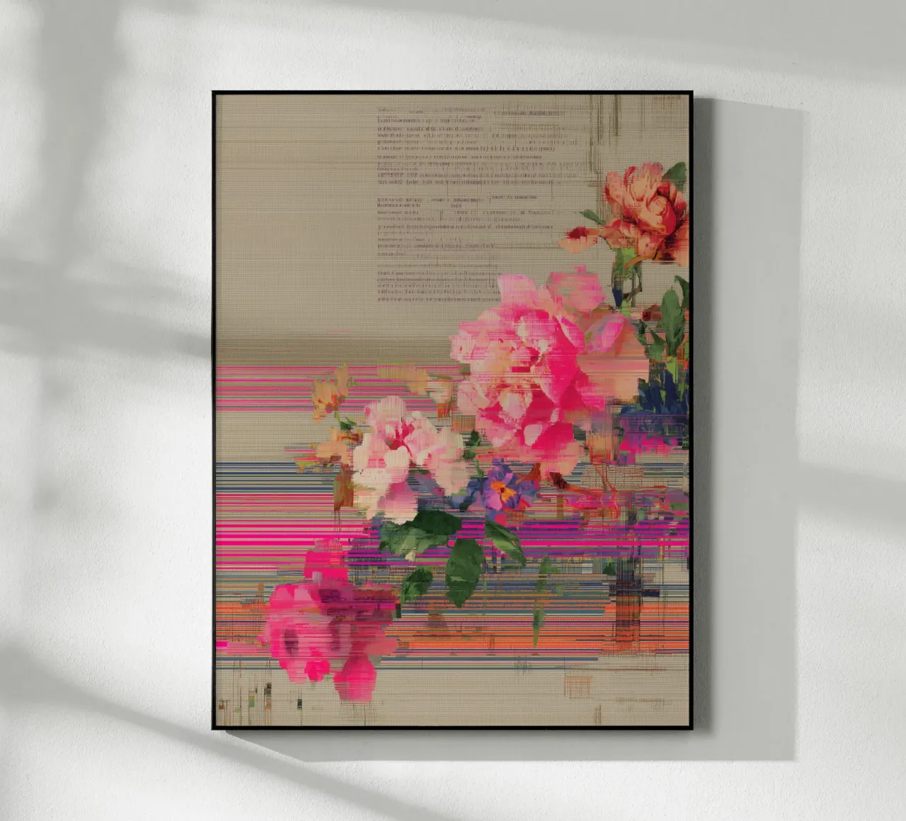 Fiori freschi: un'esplosione di colore plexiglass da Carinaprint