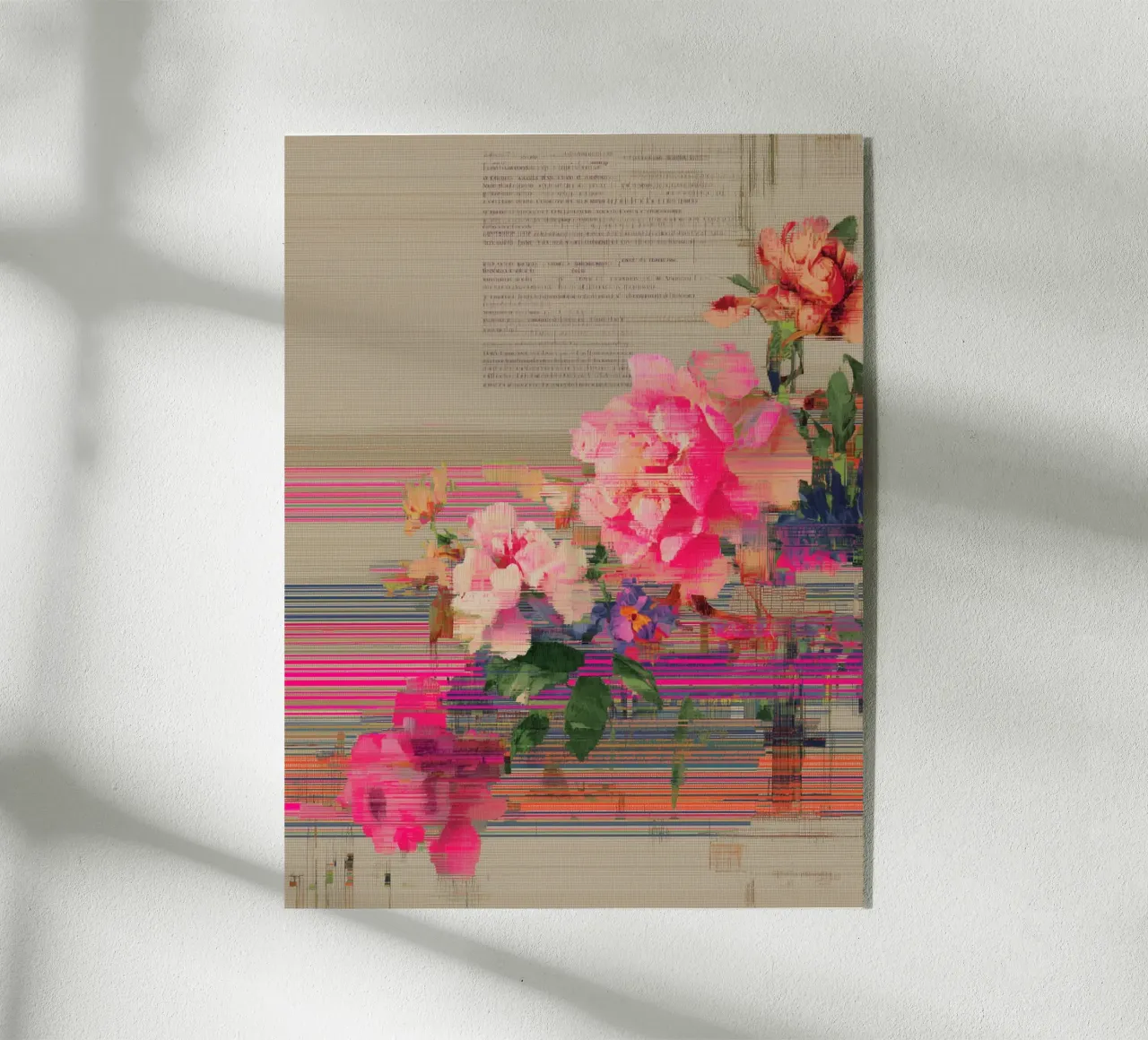Fiori freschi: un'esplosione di colore plexiglass da Carinaprint