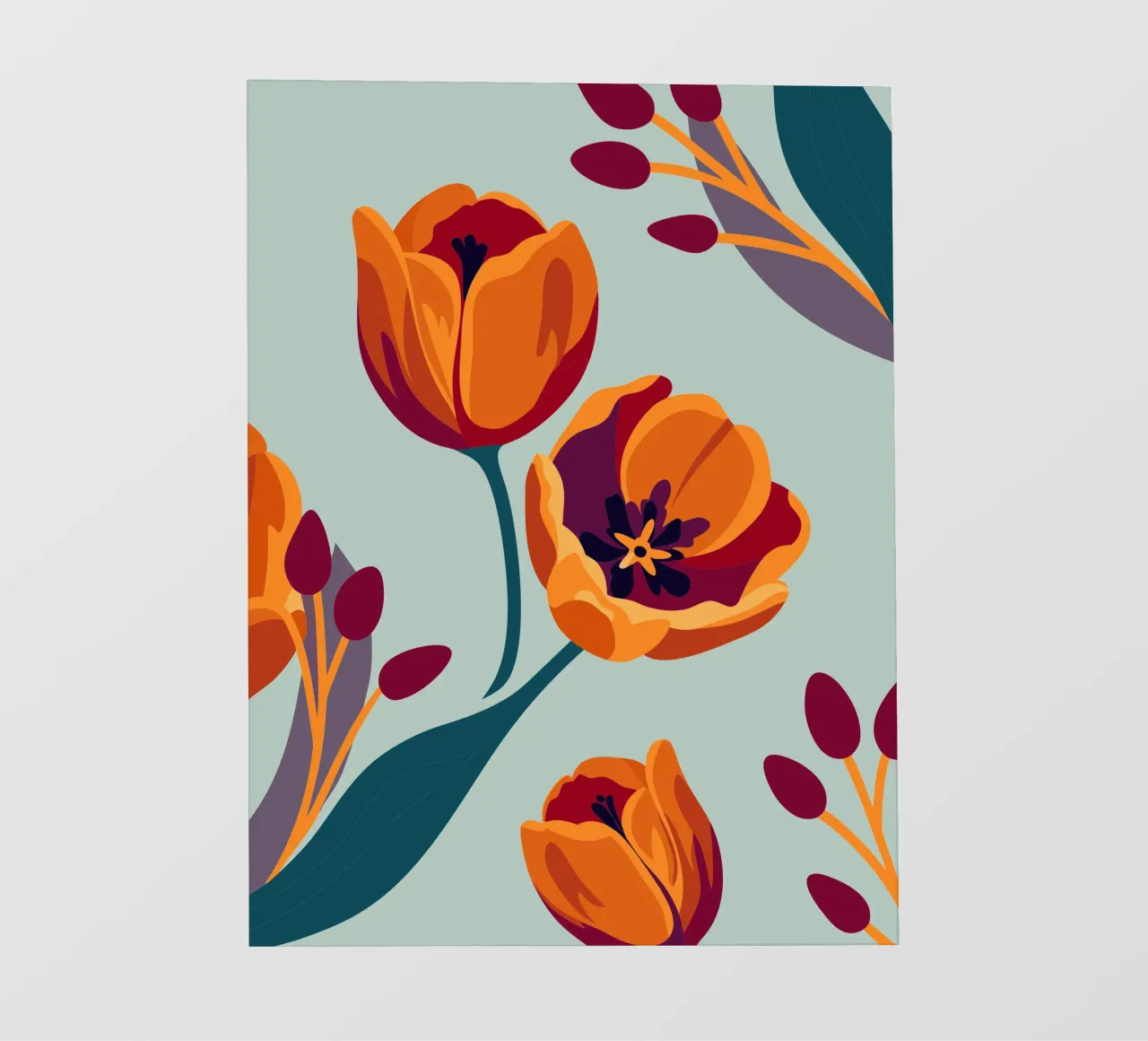 Tulipani pellicola backlit da HAPPY SHOP