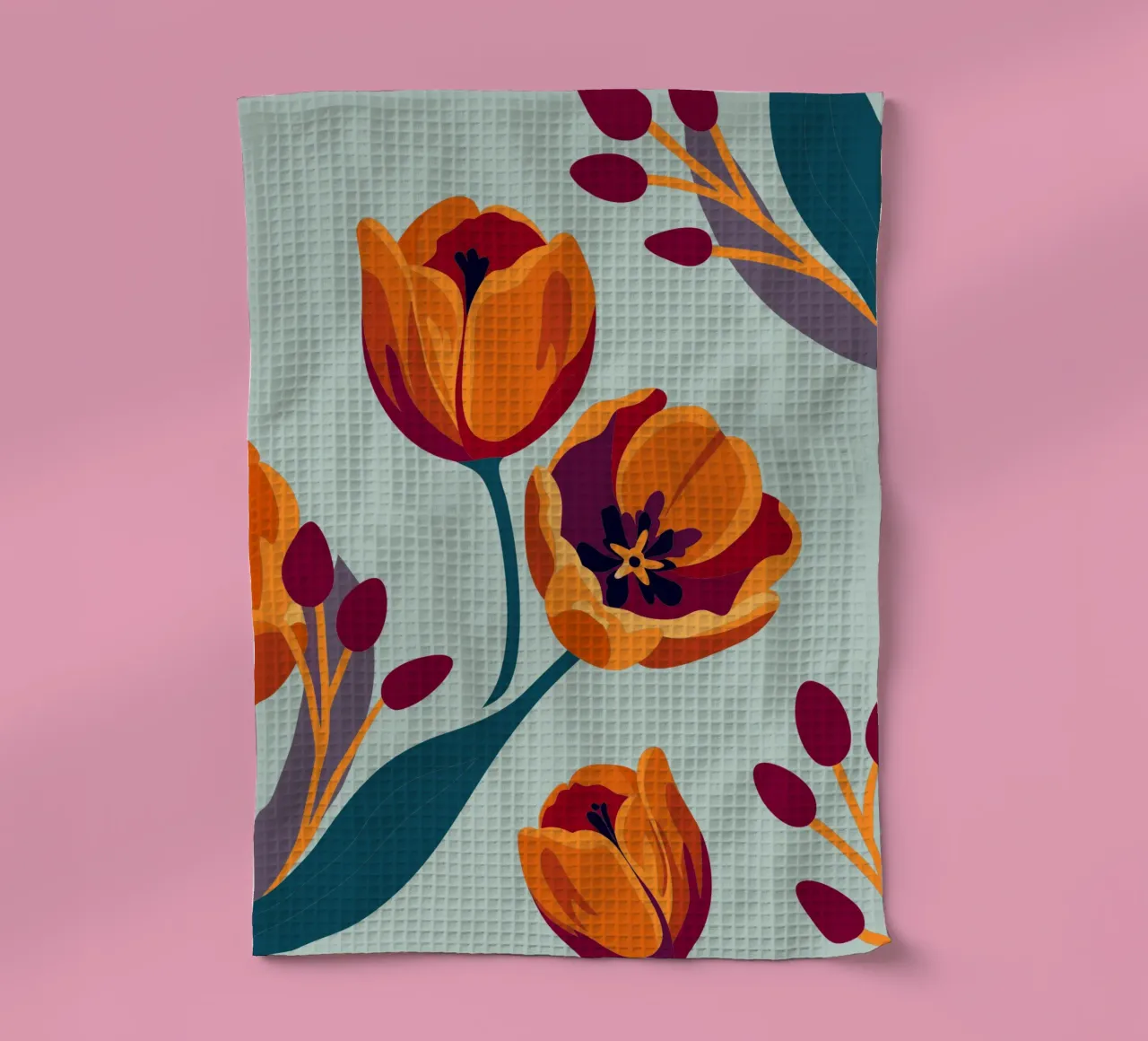 Tulipani canovaccio da cucina da HAPPY SHOP