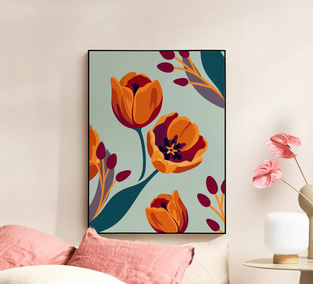 Tulipani plexiglass da HAPPY SHOP