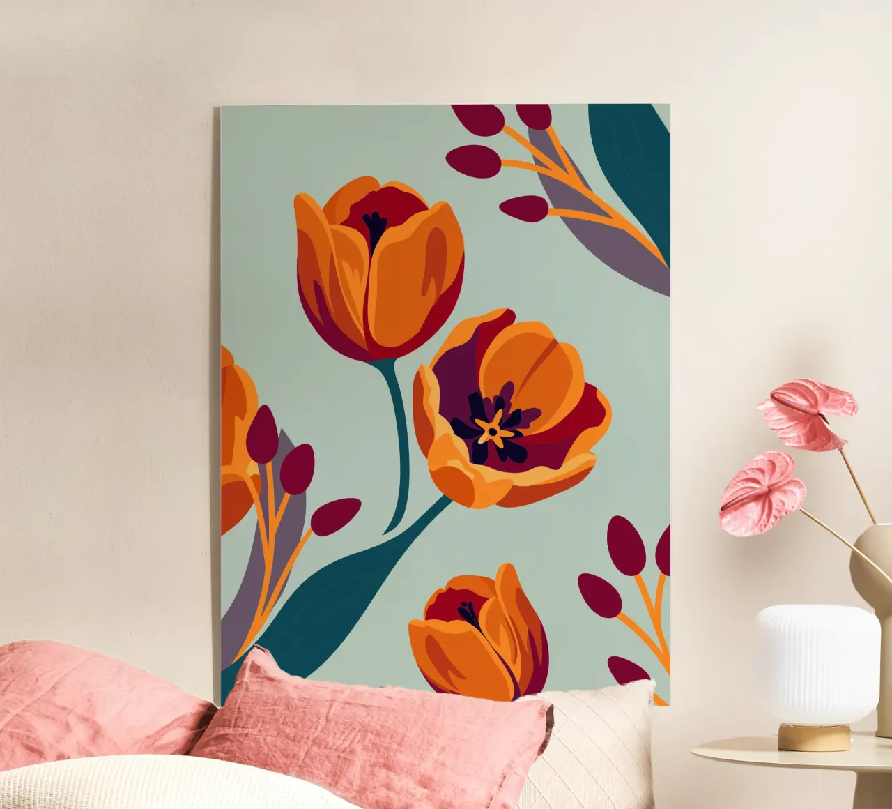 Tulipani plexiglass da HAPPY SHOP