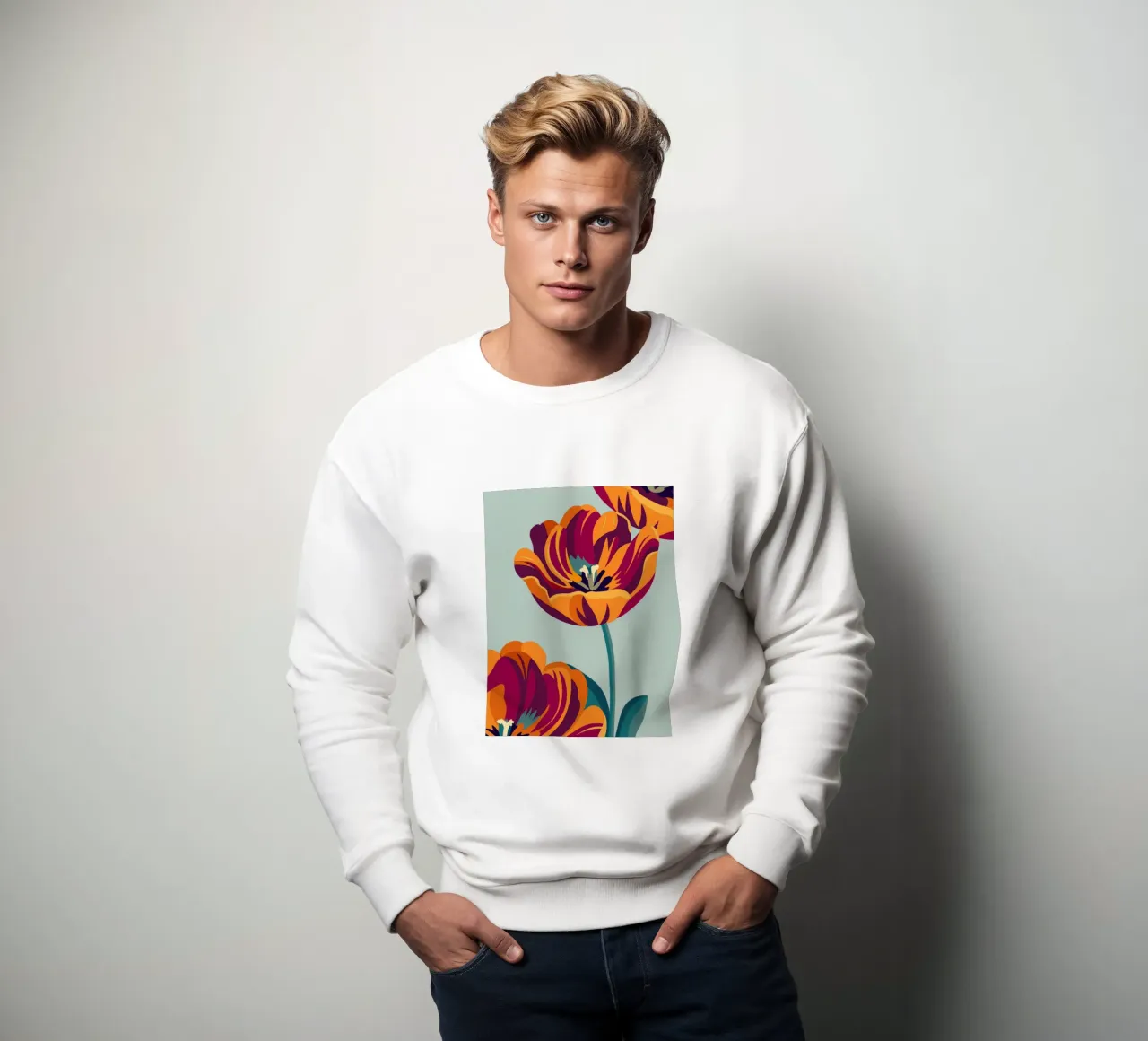 Tulipanes sudadera de HAPPY SHOP