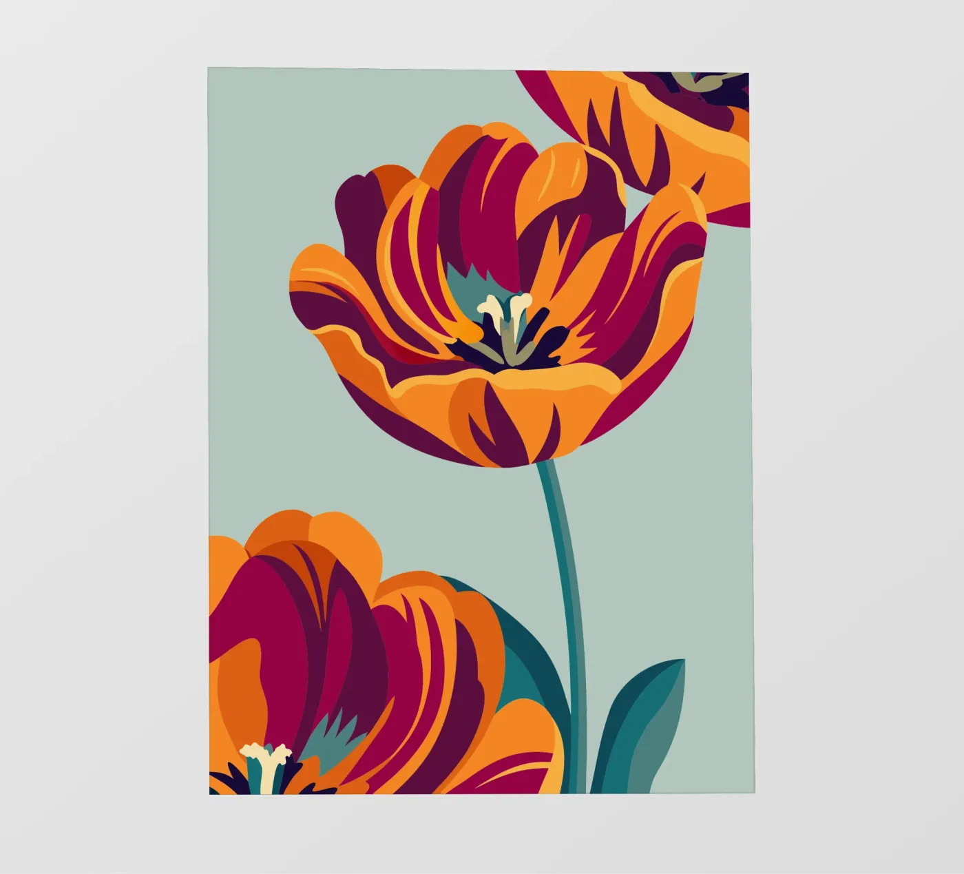Tulipani pellicola backlit da HAPPY SHOP