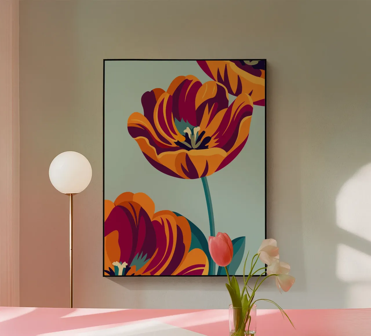 Tulipani plexiglass da HAPPY SHOP