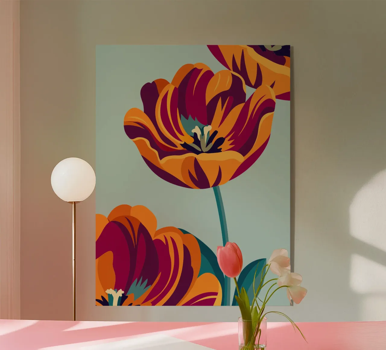 Tulipani plexiglass da HAPPY SHOP