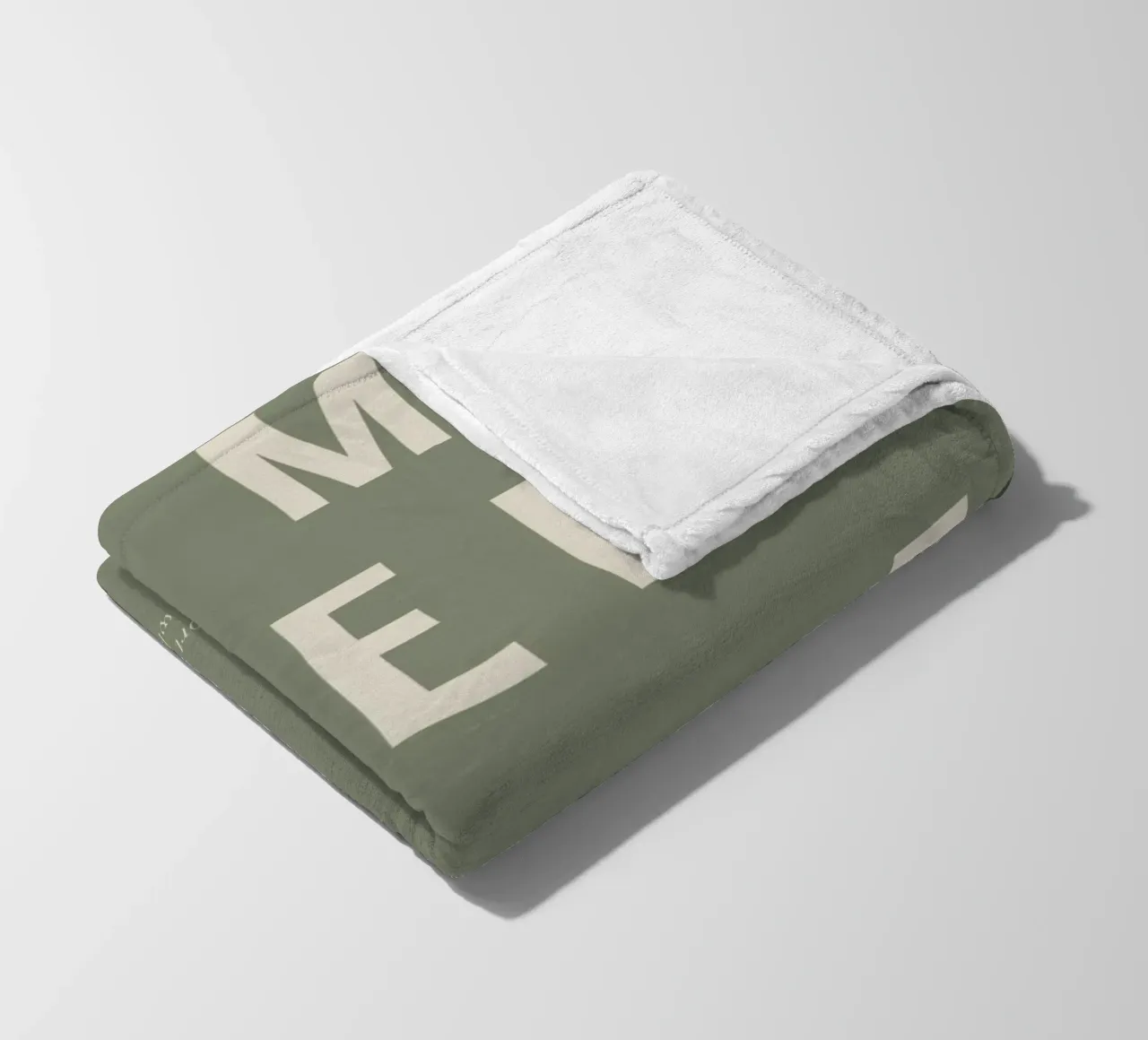 casa dolce casa messaggio semplice coperta in pile da Eva Rogers