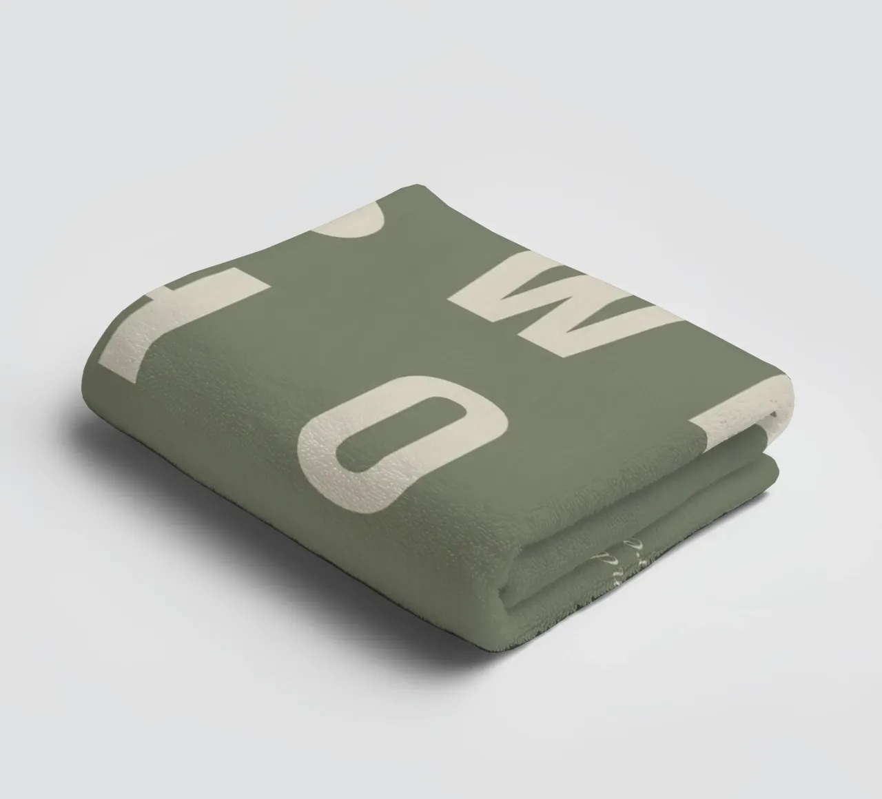 home sweet simple message towel by Eva Rogers