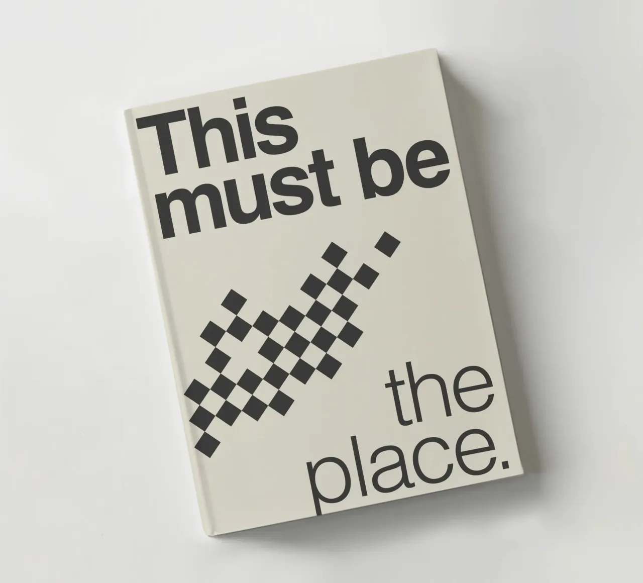 typography minimalist lettering notebook by Eva Rogers