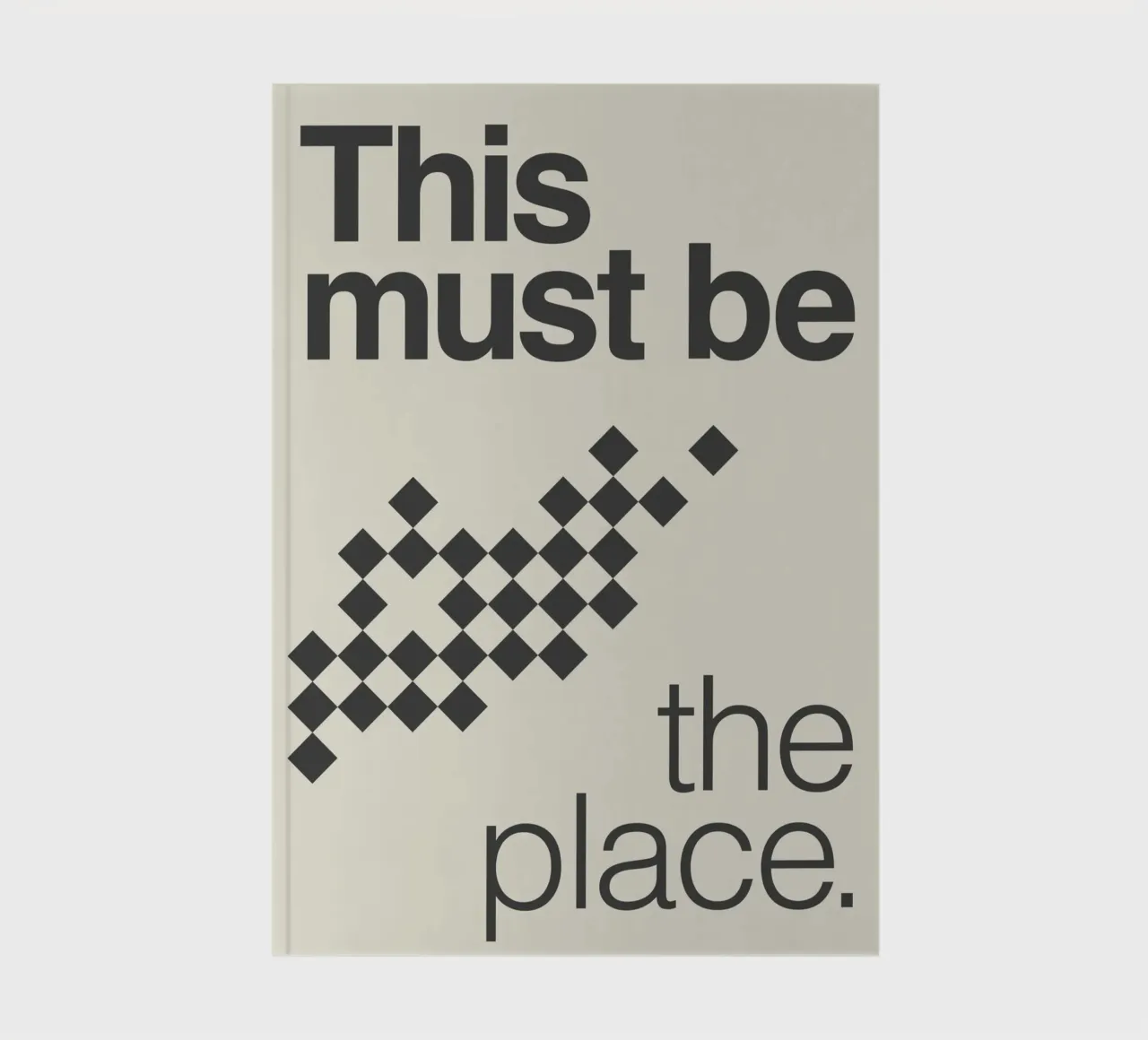 typography minimalist lettering notebook by Eva Rogers