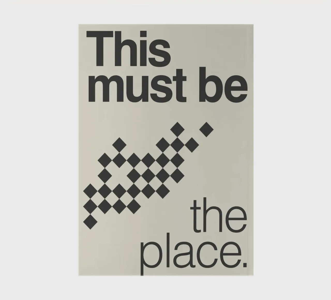 typography minimalist lettering notebook by Eva Rogers
