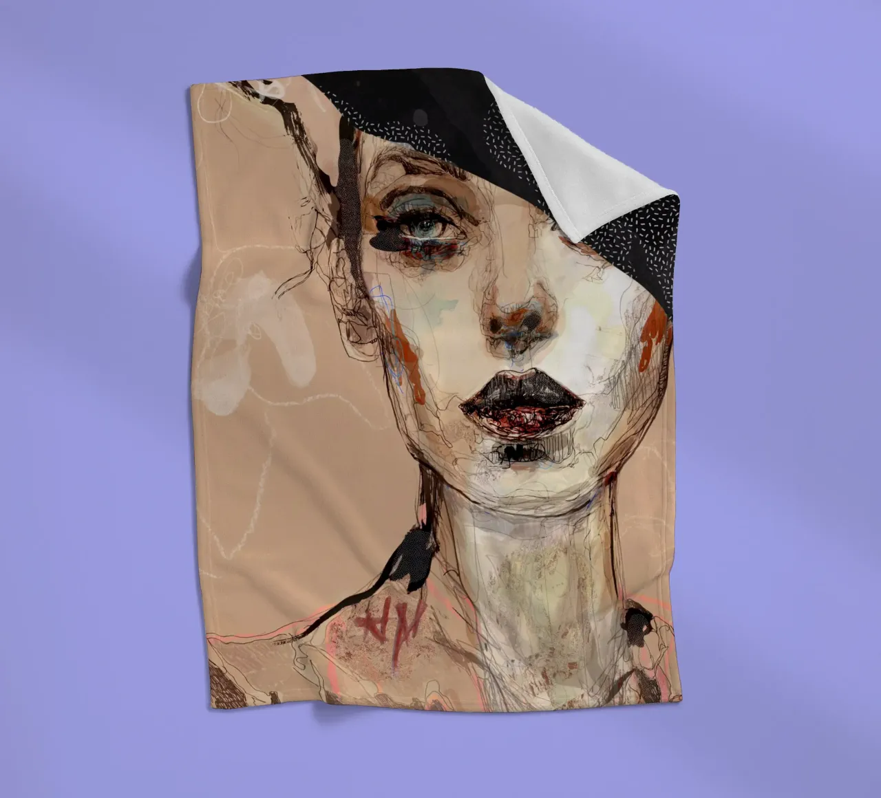 no doubt fleecedeken van Giulio Iurissevich