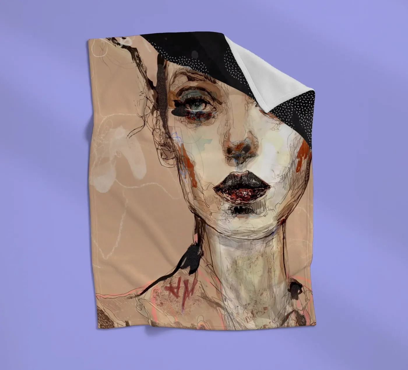 no doubt fleecedeken van Giulio Iurissevich