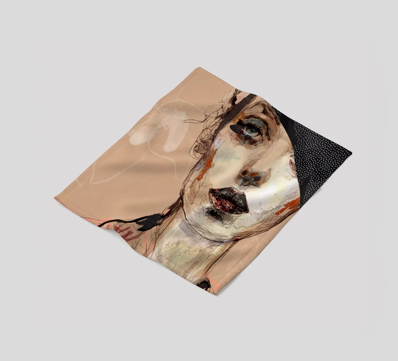 no doubt fleecedeken van Giulio Iurissevich