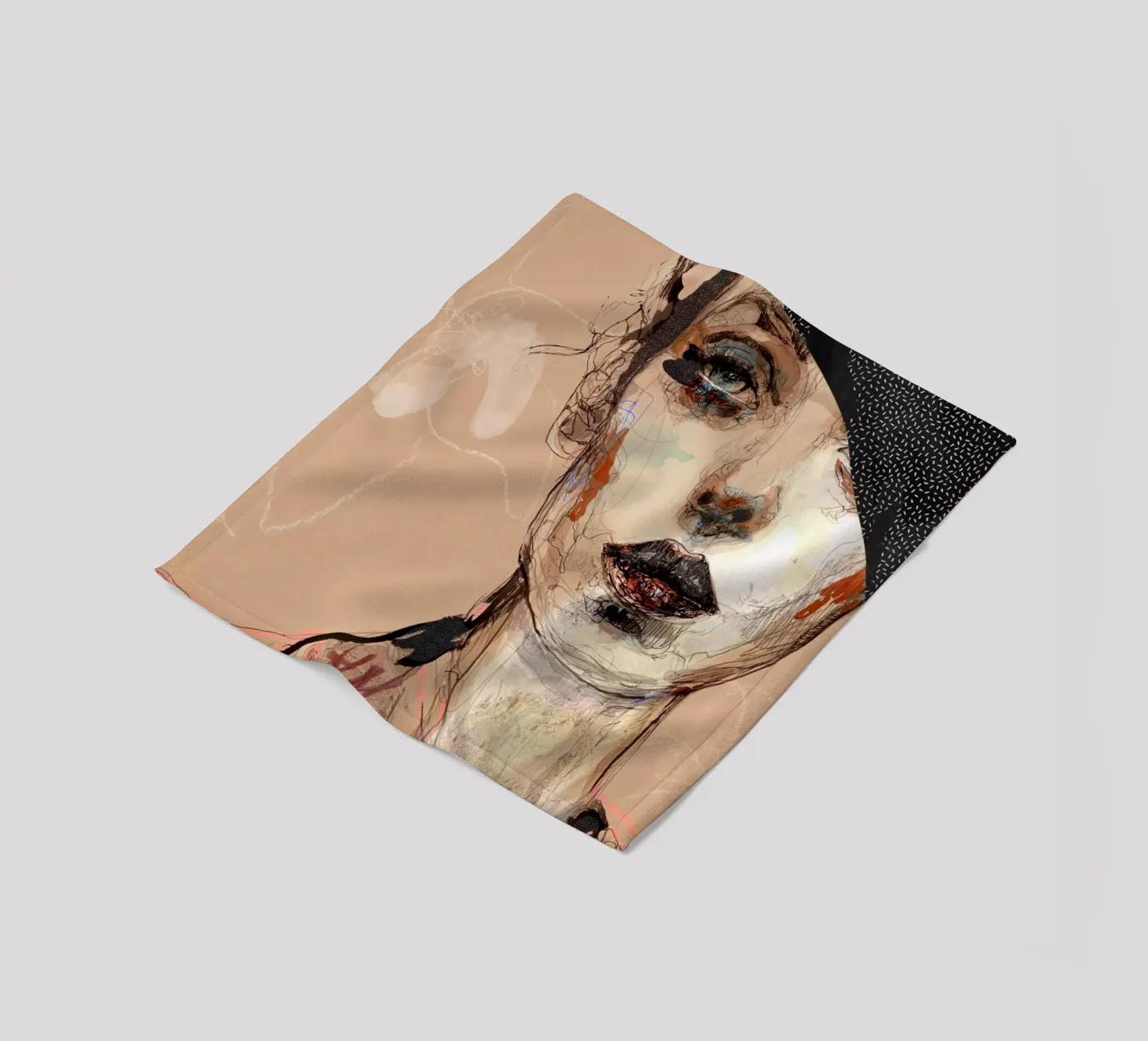 no doubt fleecedeken van Giulio Iurissevich