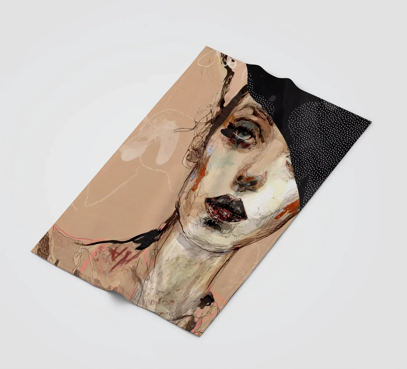 no doubt fleecedeken van Giulio Iurissevich