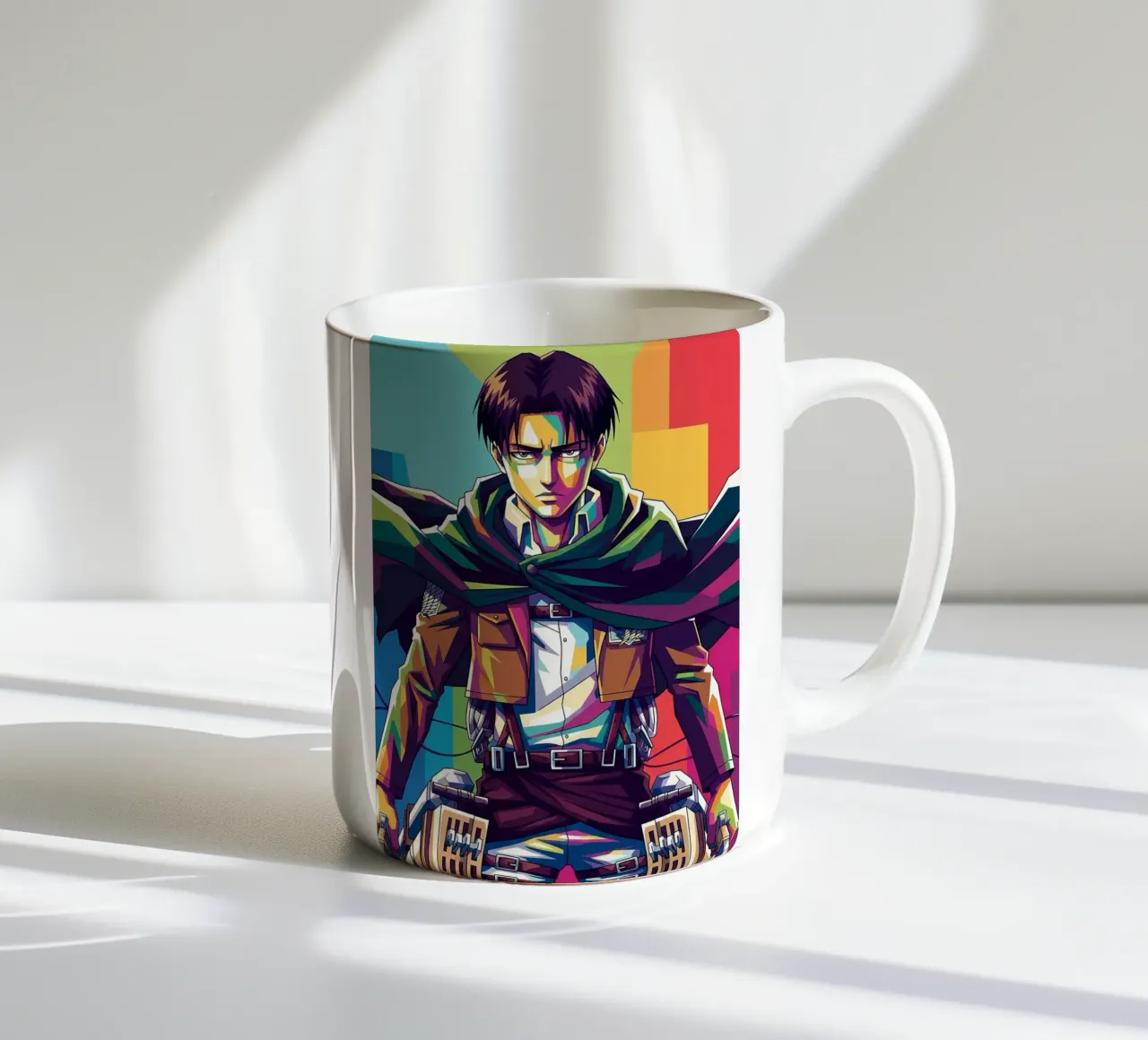 Attacco su Titano - Levi Ackerman (1) tazza in ceramica da Hantamrata