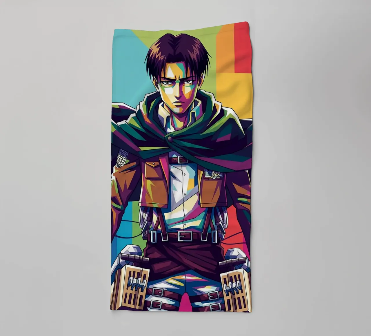 Attack On Titan - Levi Ackerman (1) towel by Hantamrata