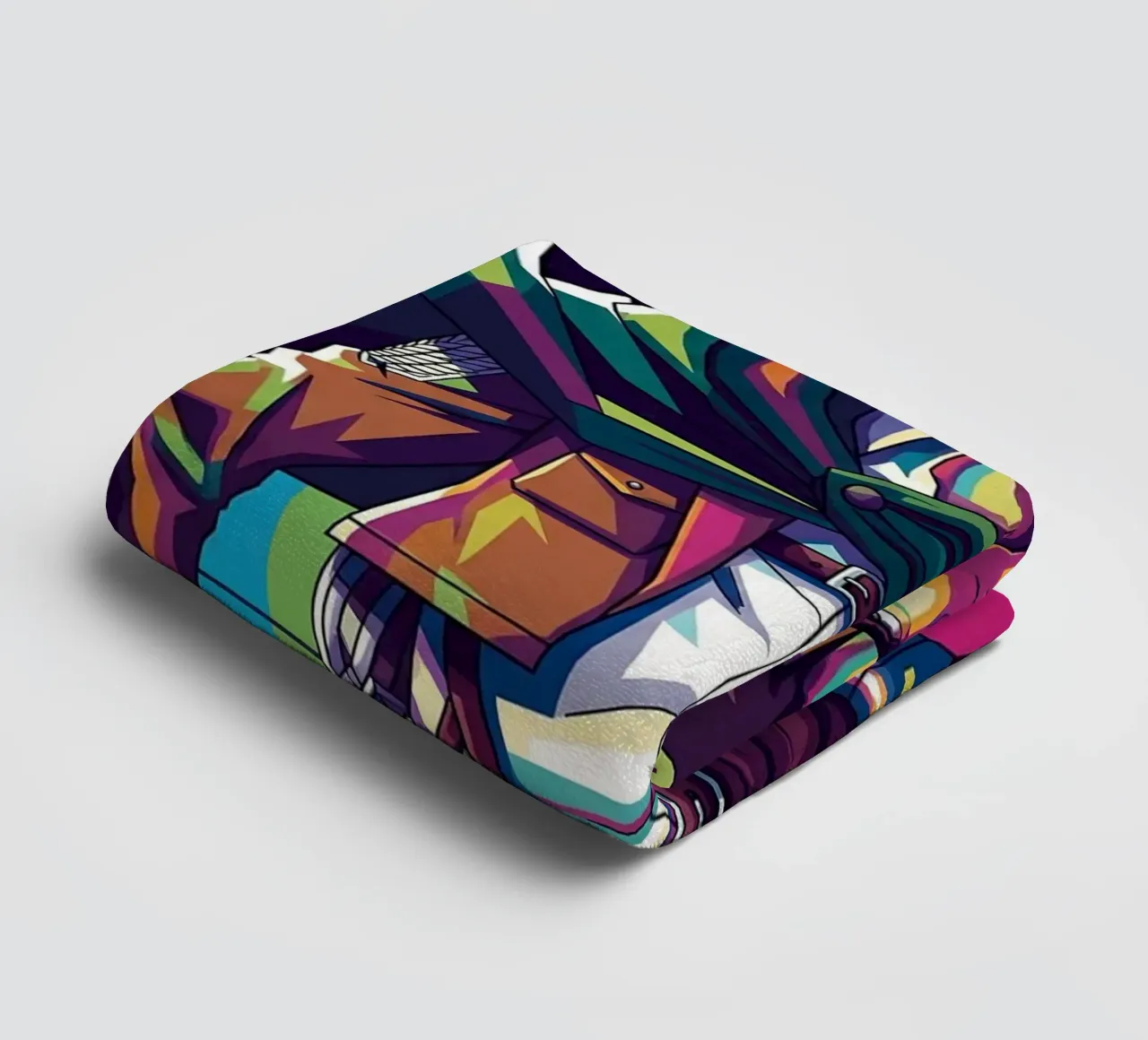 Attack On Titan - Levi Ackerman (1) towel by Hantamrata