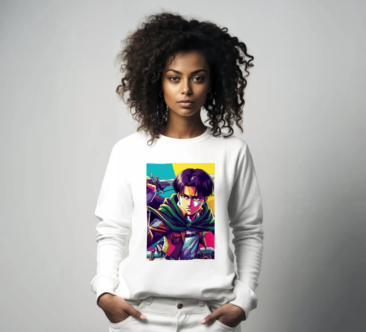 Attack On Titan - Levi Ackerman (2) sudadera de Hantamrata