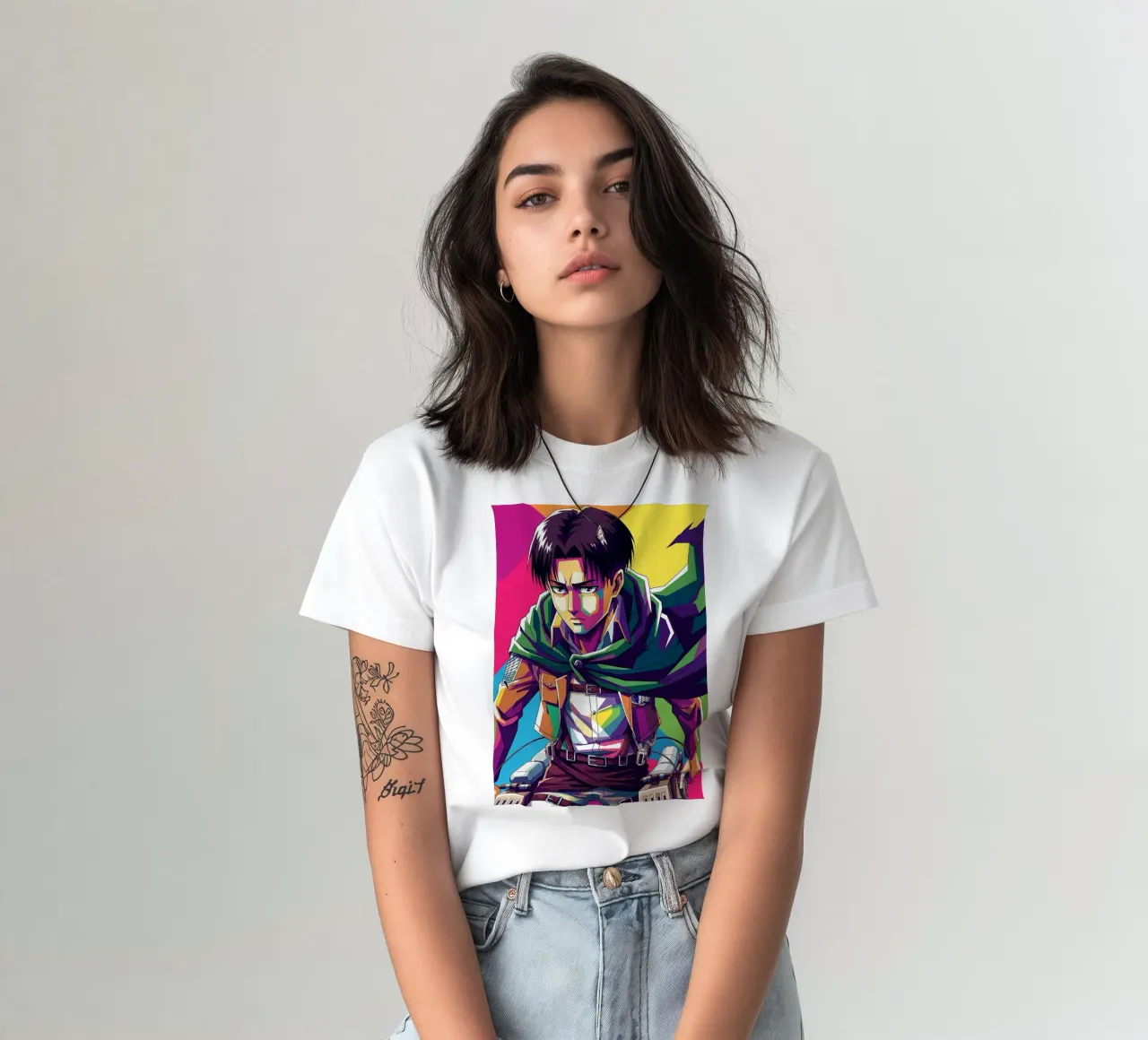 Attack On Titan - Levi Ackerman (3) t-shirt da Hantamrata