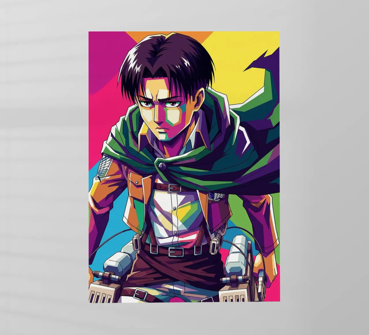 Attack On Titan - Levi Ackerman (3) pellicola backlit da Hantamrata