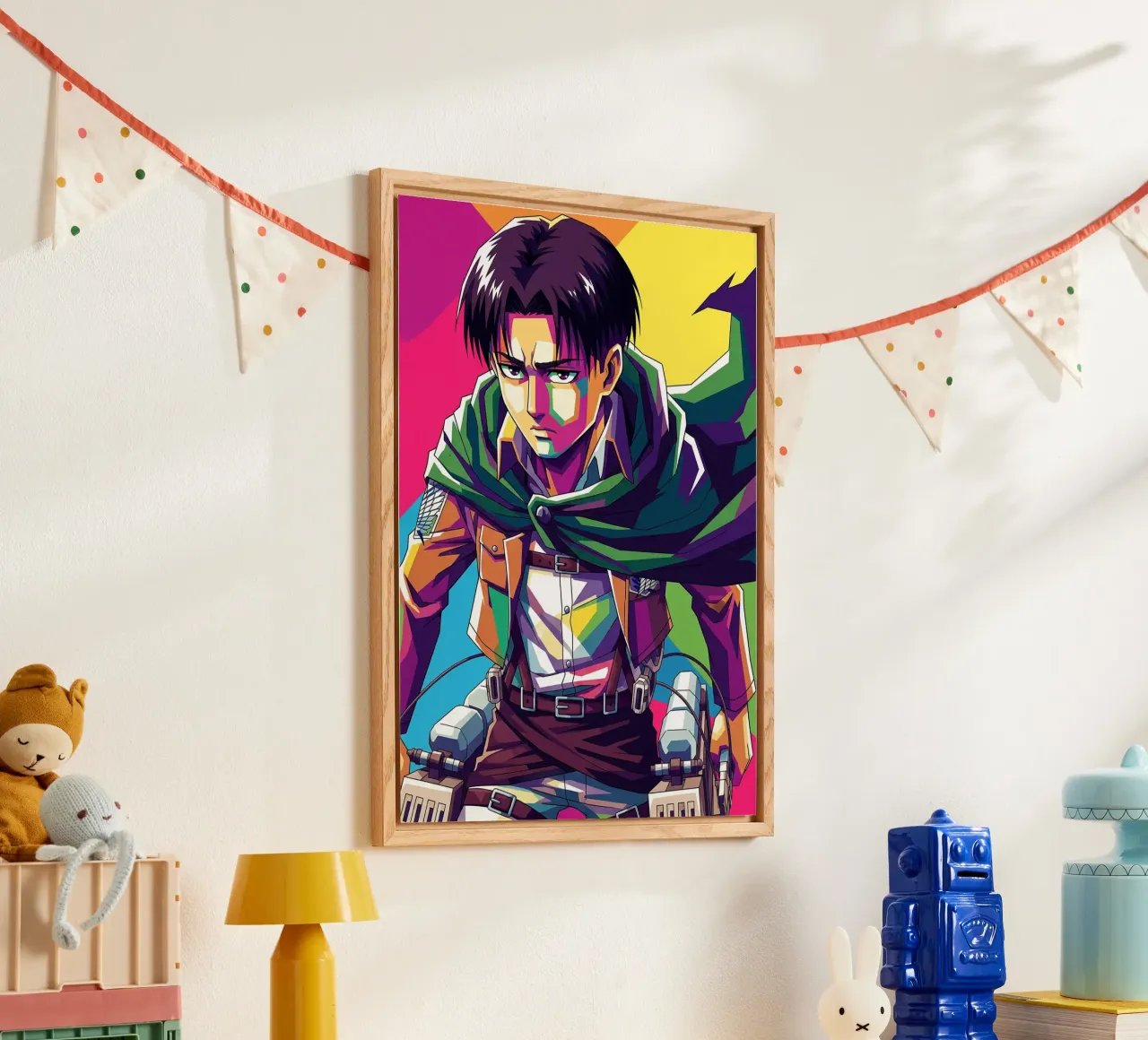 Attack On Titan - Levi Ackerman (3) plexiglass da Hantamrata