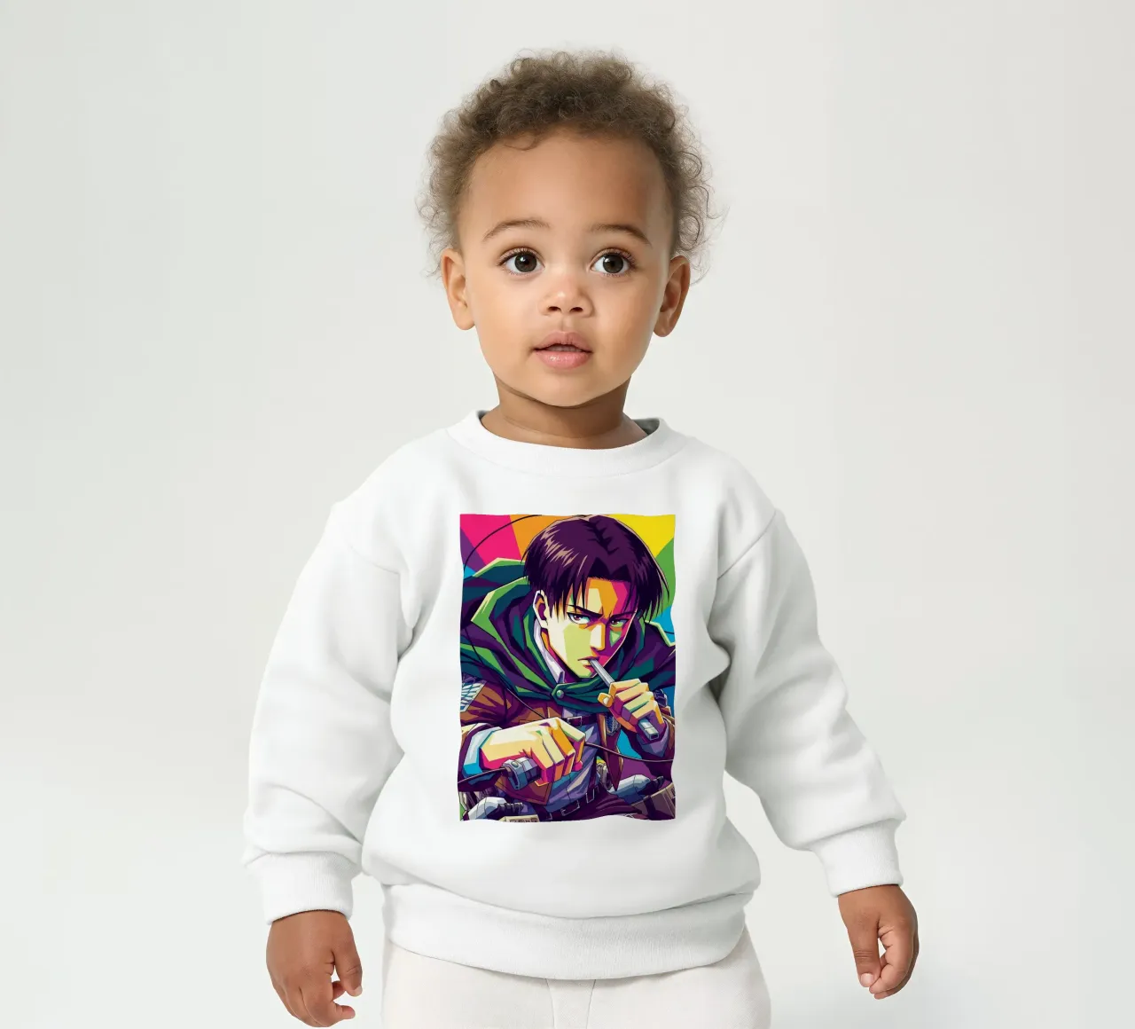 Attack On Titan - Levi Ackerman (4) sudadera de bebé de Hantamrata