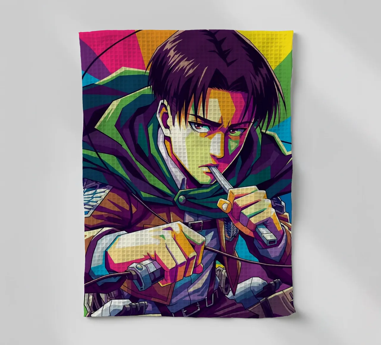 Attack On Titan - Levi Ackerman (4) paño de cocina de Hantamrata