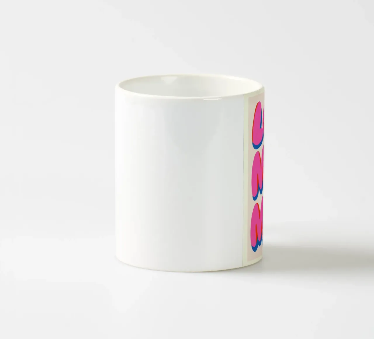 Con amore per la mia mamma, pinki-pop tazza in ceramica da Carinaprint