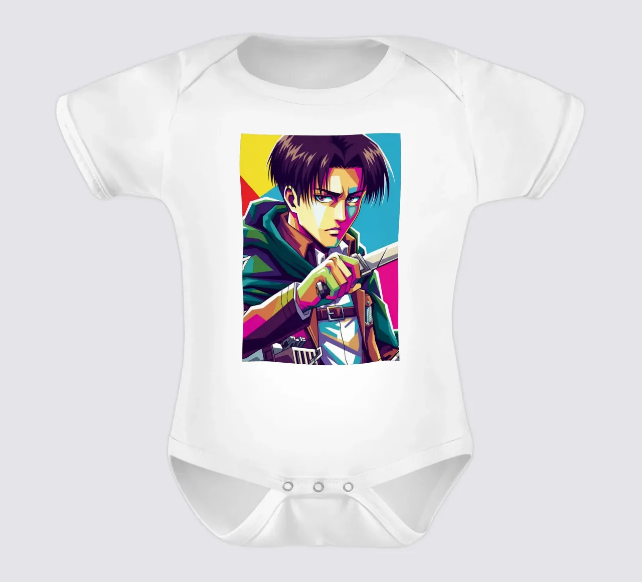 Attack On Titan - Levi Ackerman (5) body de bebé de Hantamrata