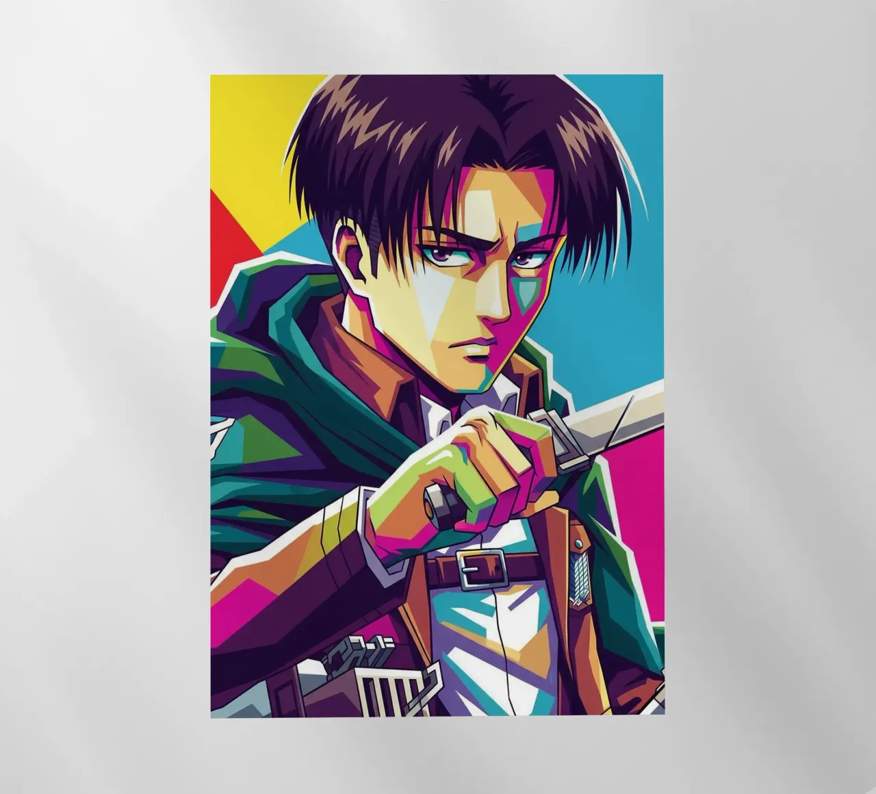 Attack On Titan - Levi Ackerman (5) lámina retroiluminada de Hantamrata