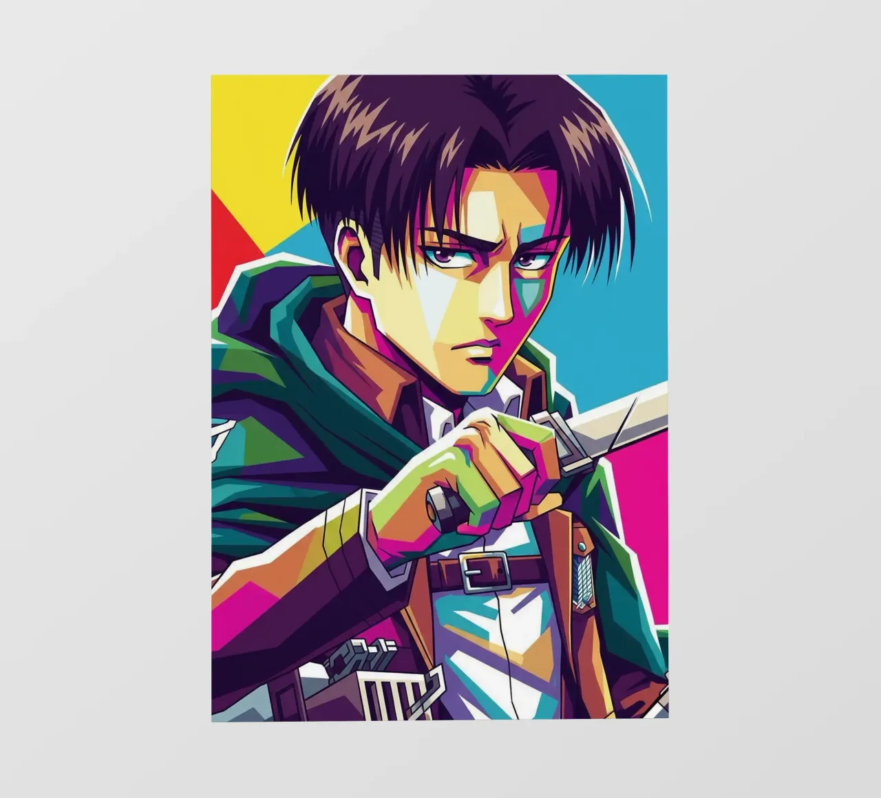 Attack On Titan - Levi Ackerman (5) lámina retroiluminada de Hantamrata