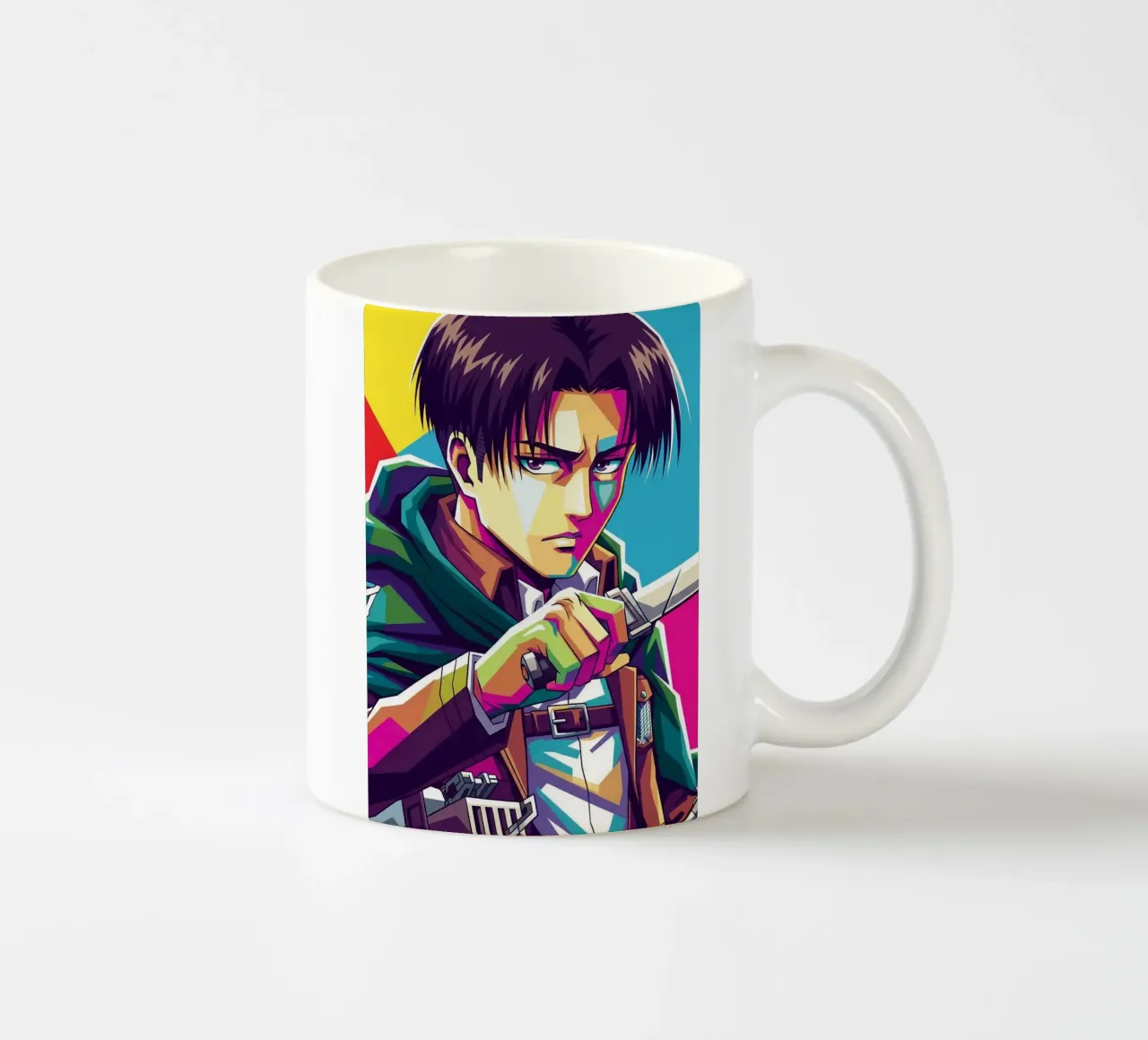 Attacco su Titano - Levi Ackerman (5) tazza in ceramica da Hantamrata