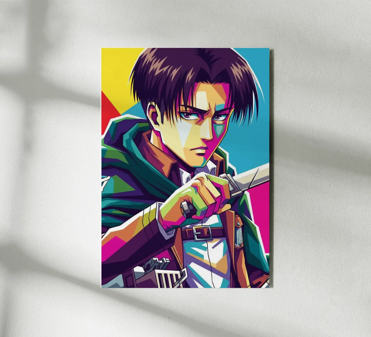 Attack On Titan - Levi Ackerman (5) aluminio dibond de Hantamrata