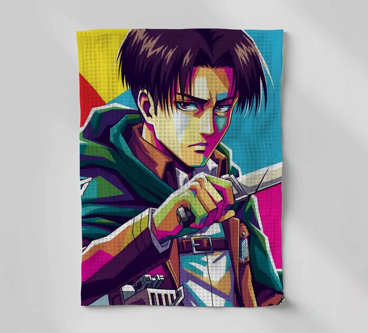 Attack On Titan - Levi Ackerman (5) paño de cocina de Hantamrata