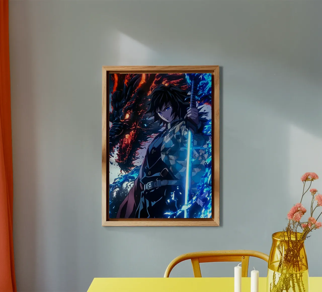 Giyu tomioka alluminio dibond da Anime Place