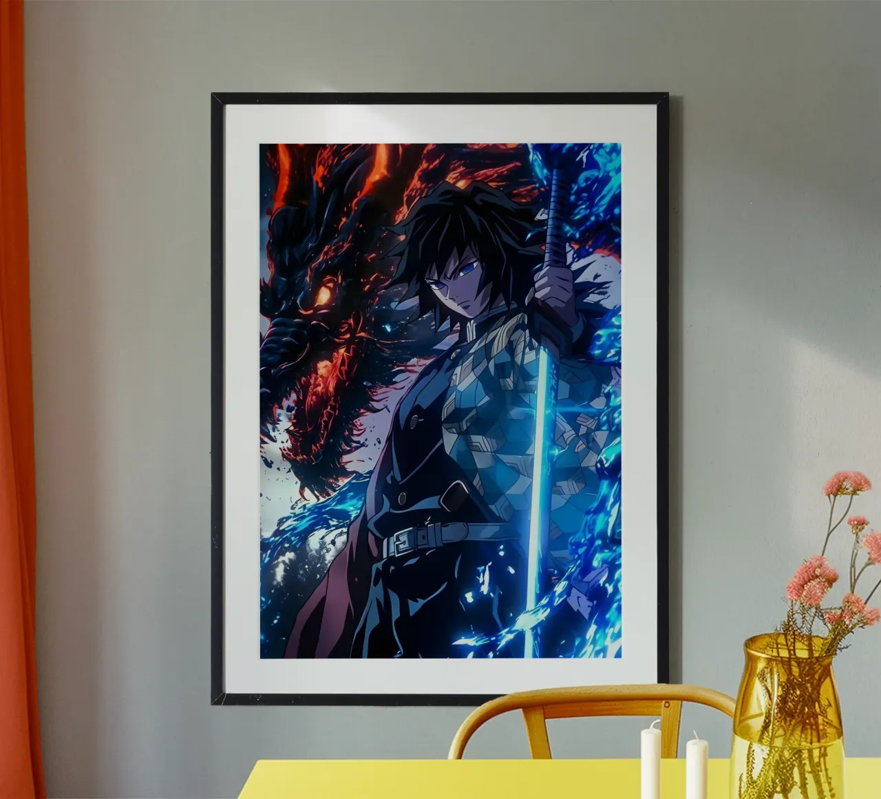 Giyu tomioka carta hahnemühle da Anime Place