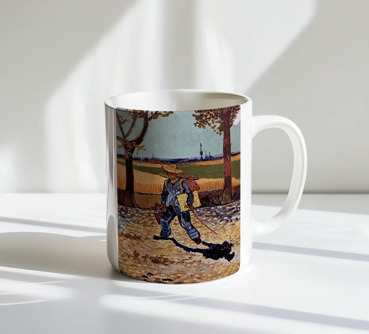 viaggio di un pittore uomo tazza in ceramica da cloud shop