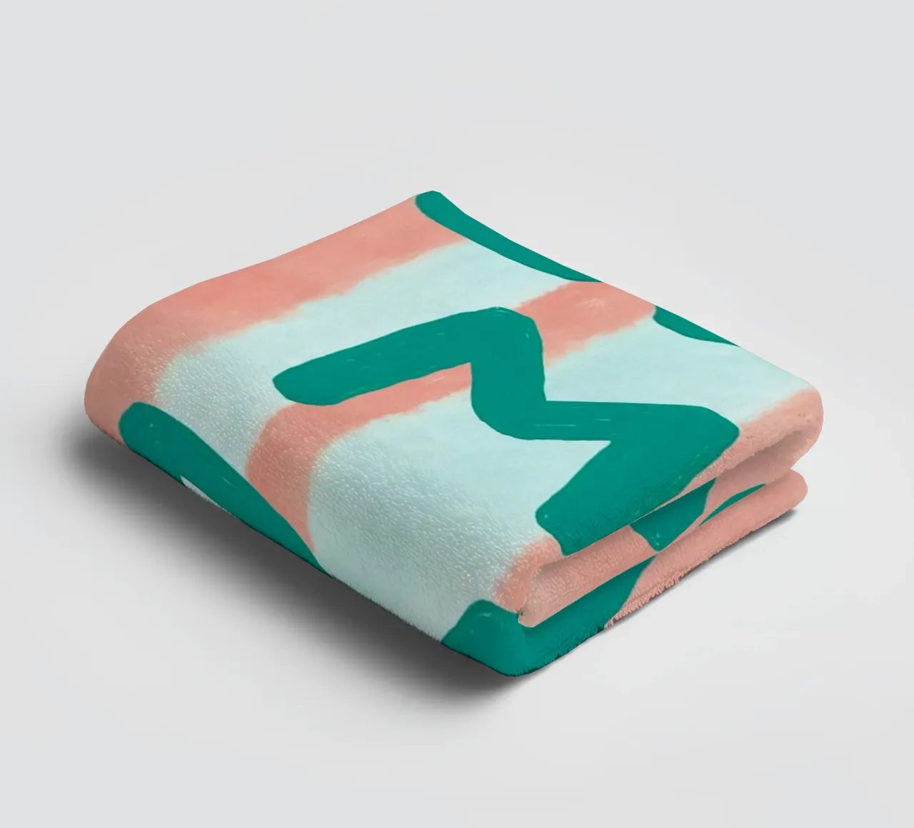 Message "Love my Dad" avec un cœur serviette de bain de Carinaprint