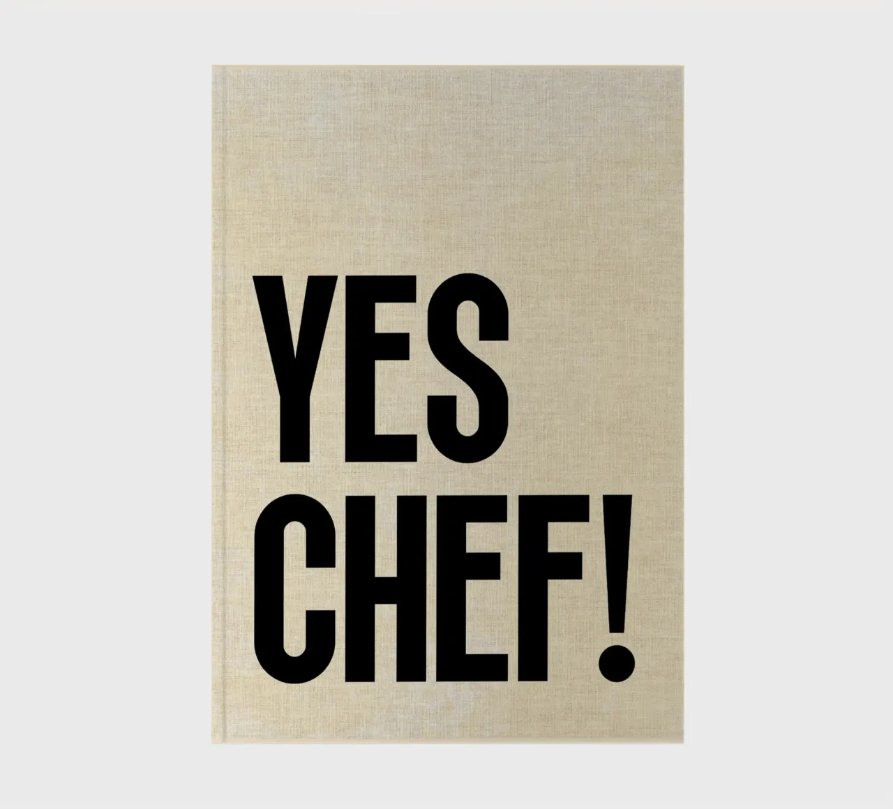 Yes Chef ! carnet de notes de Ashley Studio