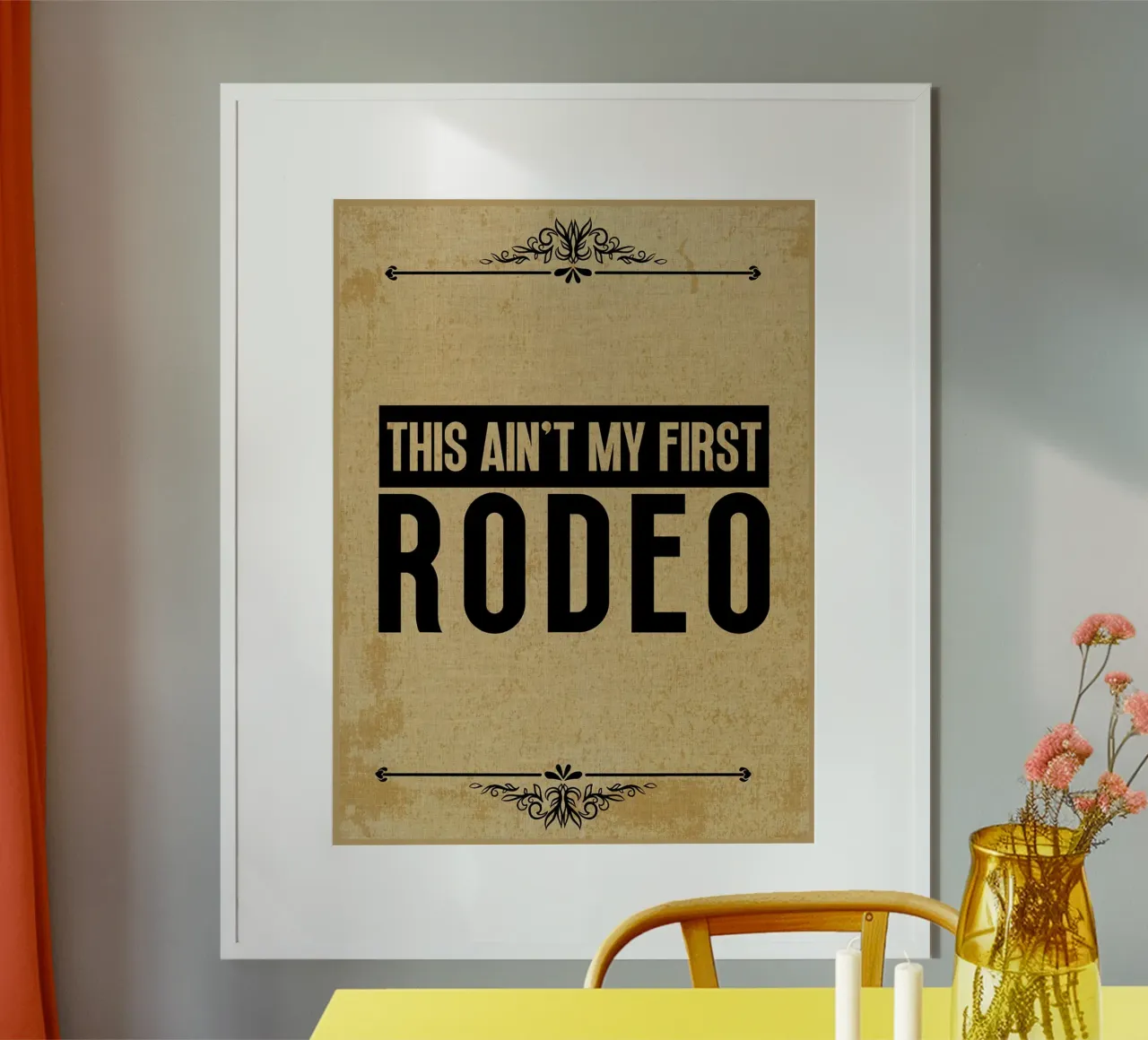 Questo non è il mio primo Rodeo poster da Ashley Studio